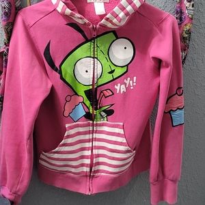 MIGHTY FINE GIR ZIP HOODIE